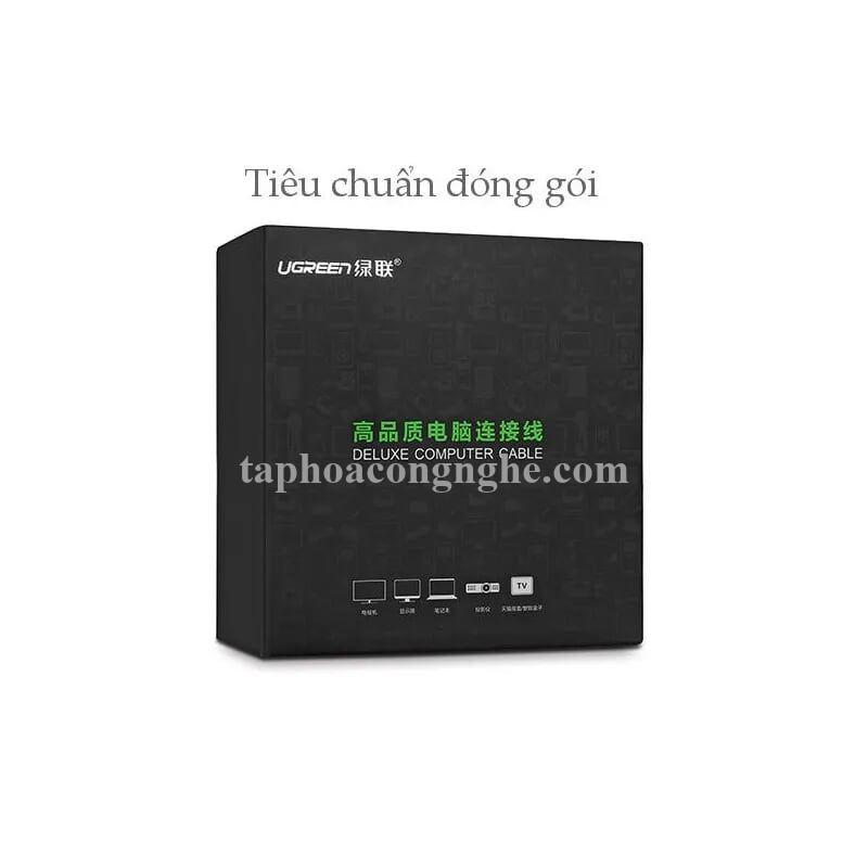 Ugreen 30605 5M Cáp HDMI 2.0 hỗ trợ 3D 4K Ethernet vỏ nilon bện HD110 30030605